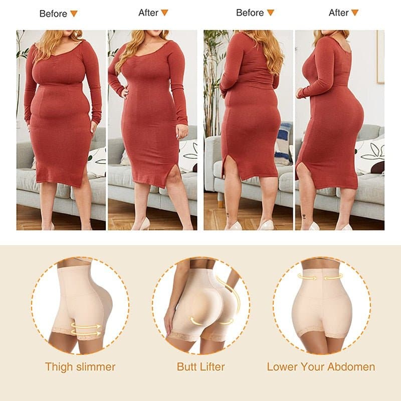 Women Butt Lifter (With Zipper) Seamless Slimming Shorts - Beauty And Personal Care - DYAVOR®
