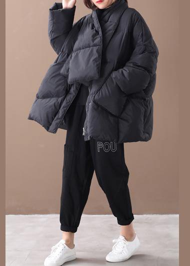 women oversized winter jacket winter coats black Button Down coat - - DYAVOR®