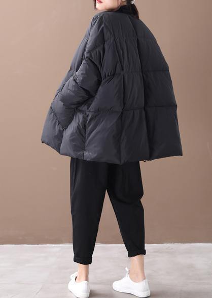 women oversized winter jacket winter coats black Button Down coat - - DYAVOR®
