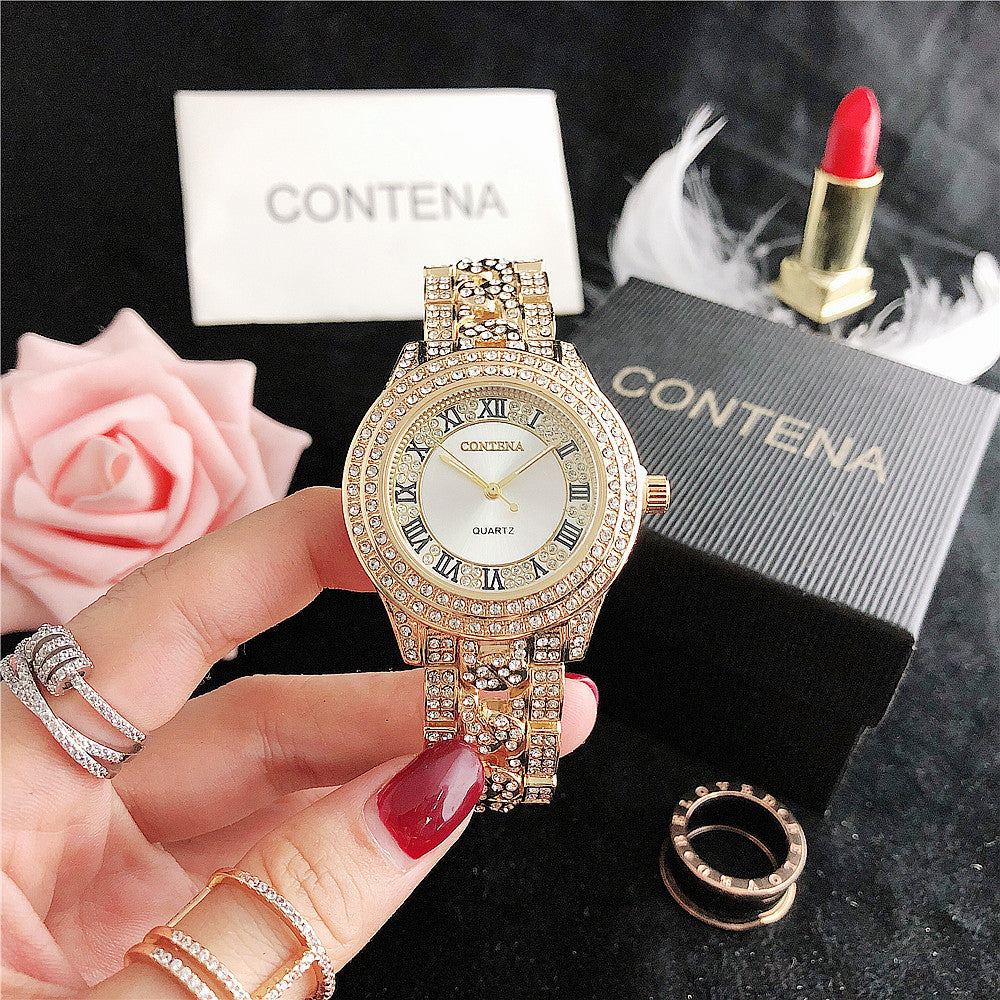 Women's Antique Luxury Diamond Quartz Stainless Steel Wristwatches - Watches for Women - DYAVOR®