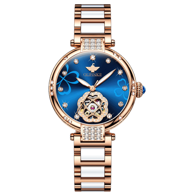 Women's Automatic Mechanical Stainless steel Strap Waterproof Watch - Watches for Women - DYAVOR®