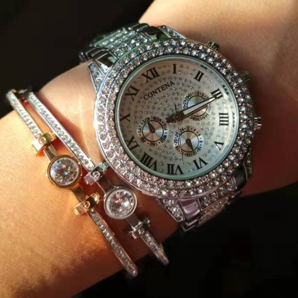 Women's Casual Fashion Folding Clasp with Safety Crystal Diamond Watches - Watches for Women - DYAVOR®