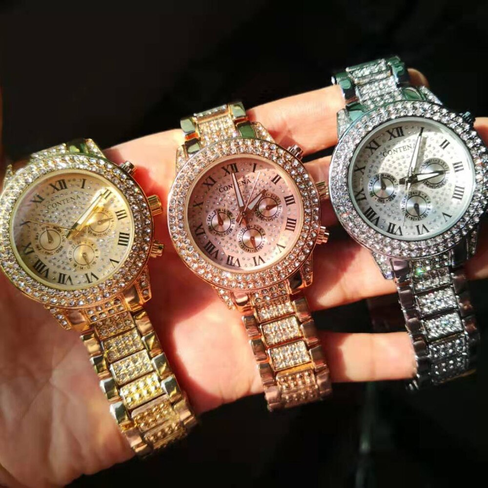 Women's Casual Fashion Folding Clasp with Safety Crystal Diamond Watches - Watches for Women - DYAVOR®