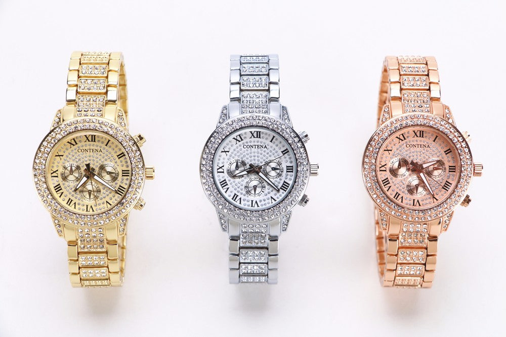 Women's Casual Fashion Folding Clasp with Safety Crystal Diamond Watches - Watches for Women - DYAVOR®