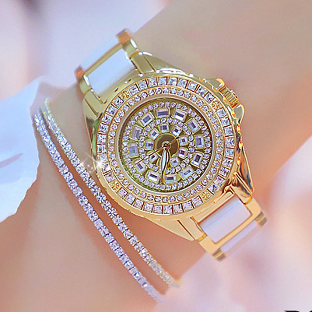 Women's Elegant Quartz Analog Ceramic Stainless Steel Water Resistant Watch - Watches for Women - DYAVOR®
