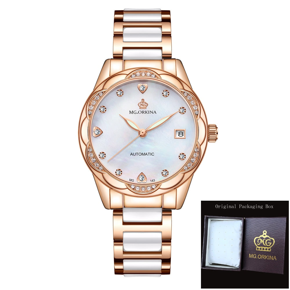 Women's Fashion Geneva Designer Diamond Mechanical WristWatch - Watches for Women - DYAVOR®