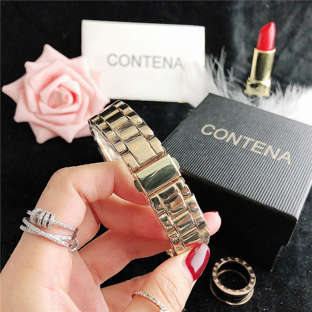 Women's Fashion Imitation Three Eyes Alloy Quartz Analog Wrist Watch - Watches for Women - DYAVOR®