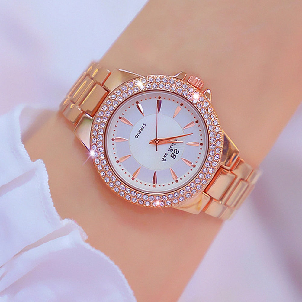 Women's Fashion Luxury Round Quartz Water Resistant Wrist Watch - Watches for Women - DYAVOR®