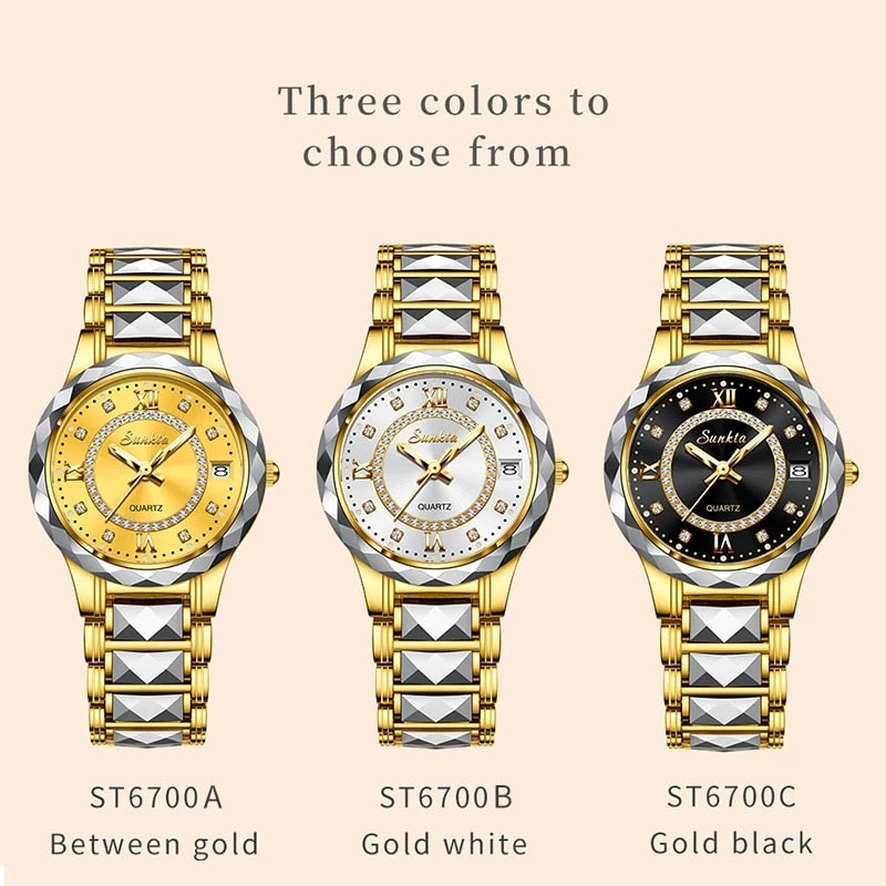 Women's Fashion Tungsten Steel Waterproof Quartz Love Gift Watch - Watches for Women - DYAVOR®