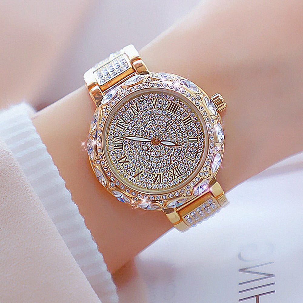 Women's Luxury Fashion Diamond Quartz Stainless Steel Wrist Watch - Watches for Women - DYAVOR®