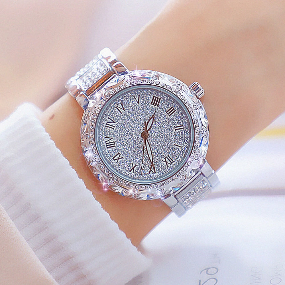 Women's Luxury Fashion Diamond Quartz Stainless Steel Wrist Watch - Watches for Women - DYAVOR®