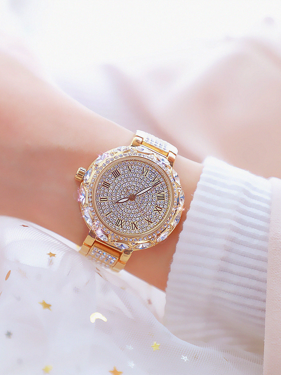 Women's Luxury Fashion Diamond Quartz Stainless Steel Wrist Watch - Watches for Women - DYAVOR®