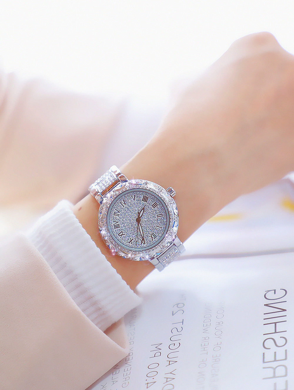 Women's Luxury Fashion Diamond Quartz Stainless Steel Wrist Watch - Watches for Women - DYAVOR®