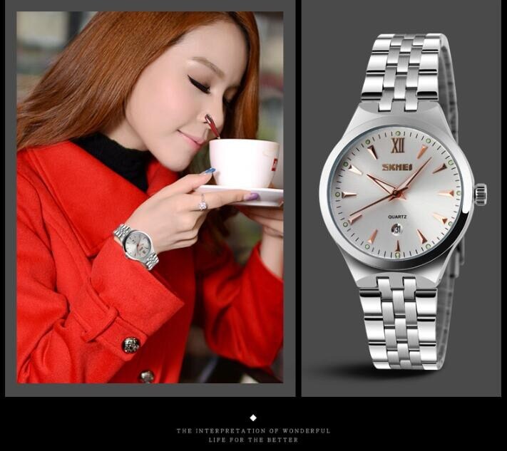 Women's Luxury Sports Fashion Full Steel Dive 50m Quartz Wristwatch - Watches for Women - DYAVOR®