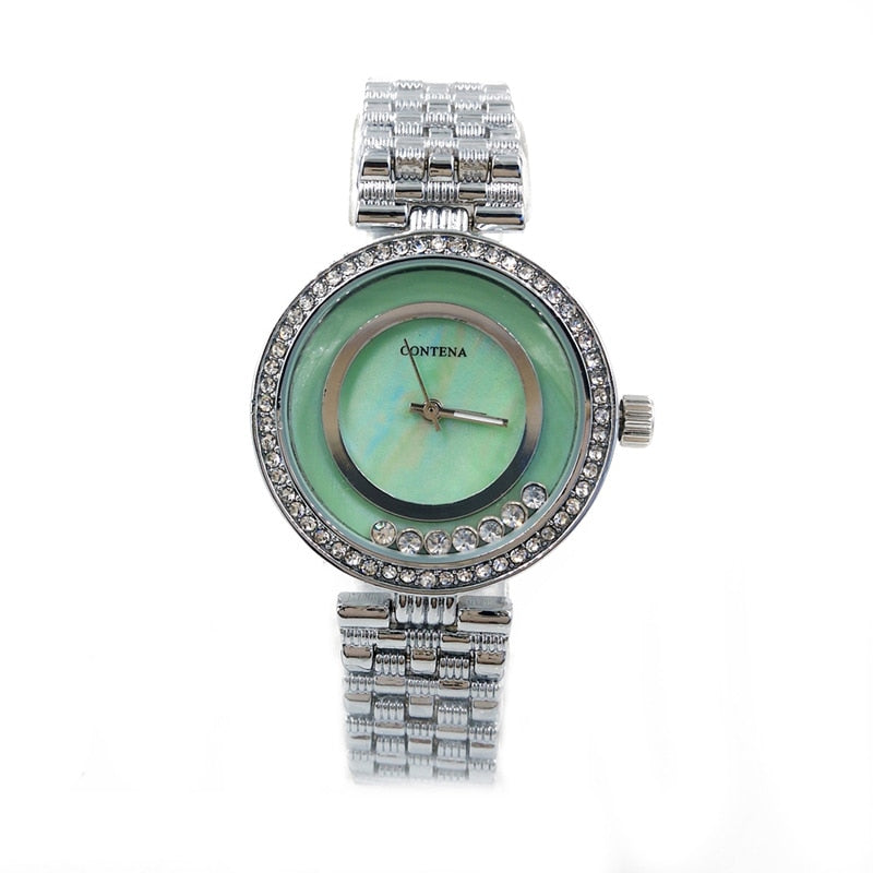Women's Luxury Stainless Steel Quartz Strap Diamond Wristwatch - Watches for Women - DYAVOR®