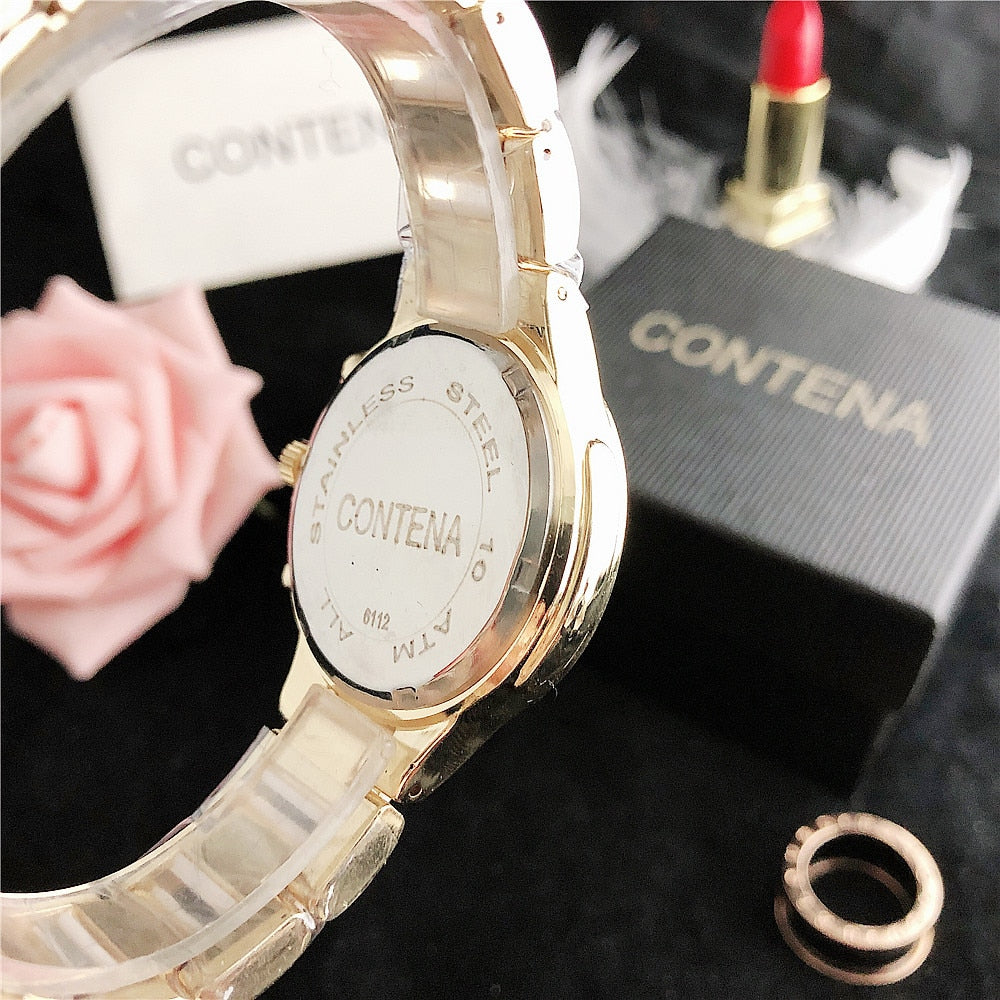 Women's Luxury White Fashion Stainless Steel Quartz Movement Watch - Watches for Women - DYAVOR®