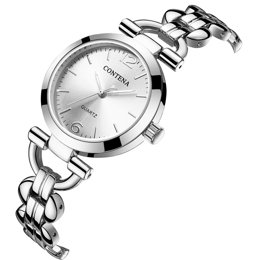 Women's Retro Casual Fashion Stainless Steel Quartz Bracelet Wristwatch - Watches for Women - DYAVOR®