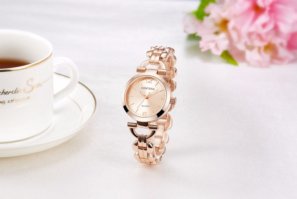 Women's Retro Casual Fashion Stainless Steel Quartz Bracelet Wristwatch - Watches for Women - DYAVOR®