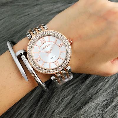 Women's Rhinestone Rose Gold Round Shaped Quartz Wristwatches - Watches for Women - DYAVOR®