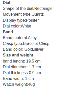 Women's Vintage Luxury Gold + Silver Rectangle Dial Carved Watches - Watches for Women - DYAVOR®