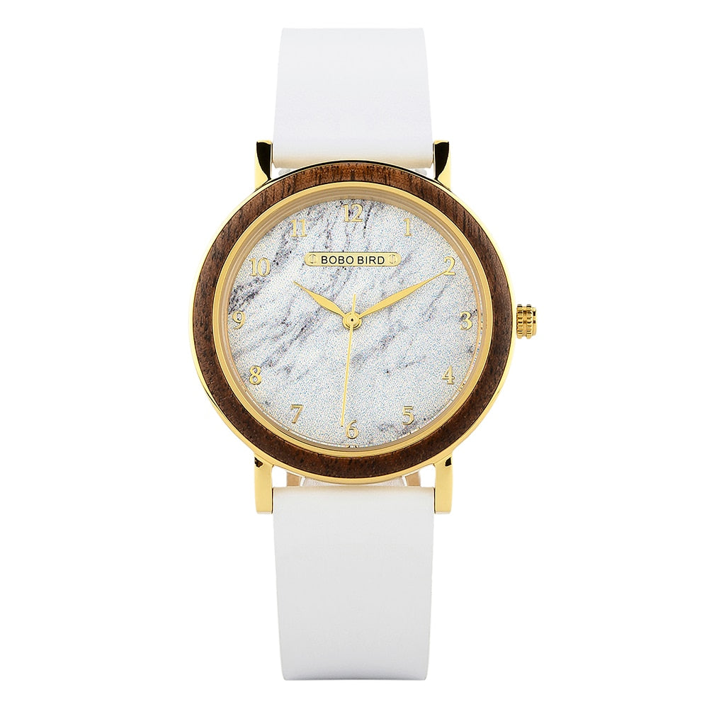 Women Watch Female Alloy Wristwatch Casual fashion Quartz Timepiece Clock Wooden - Watches for Women - DYAVOR®