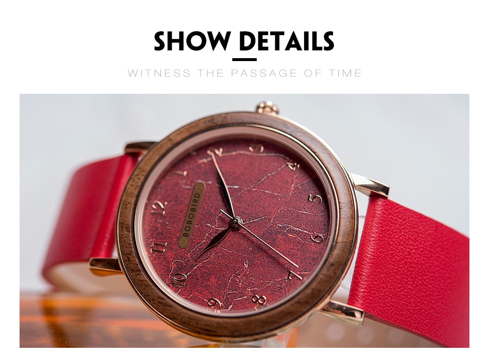 Women Watch Female Alloy Wristwatch Casual fashion Quartz Timepiece Clock Wooden - Watches for Women - DYAVOR®