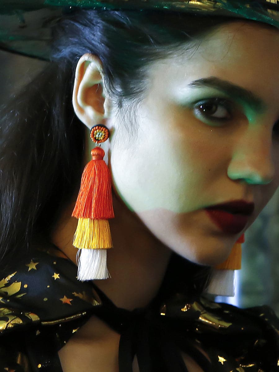  Halloween Boho Tassel Earrings MSE00169 - Earrings - DYAVOR® 