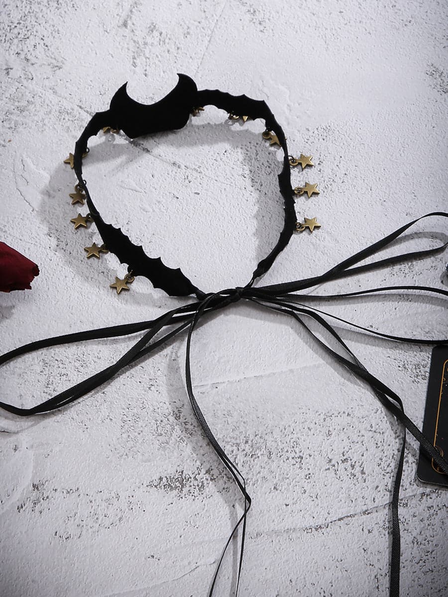  Star Tassel Lace Up Choker MSE00162 - Earrings - DYAVOR® 