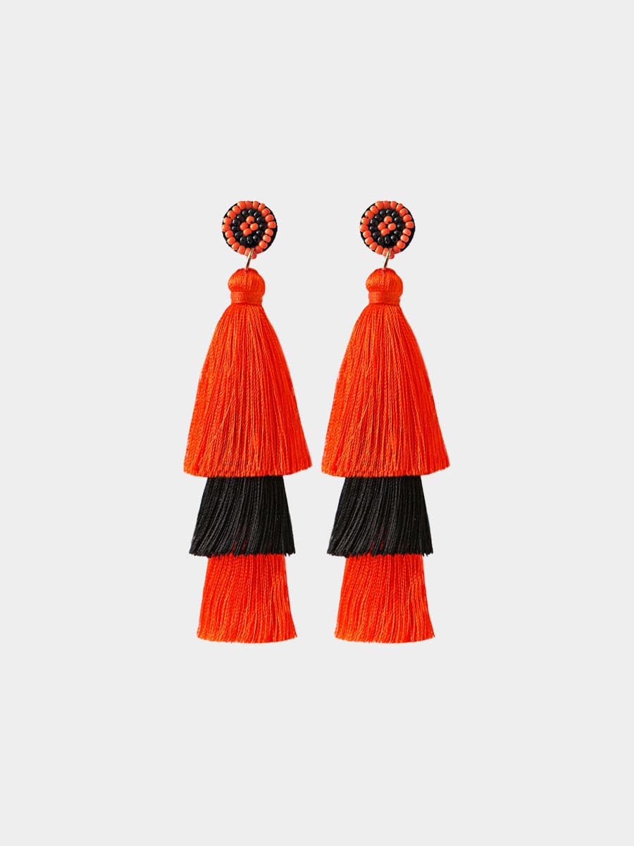  Halloween Boho Tassel Earrings MSE00169 - Earrings - DYAVOR® 