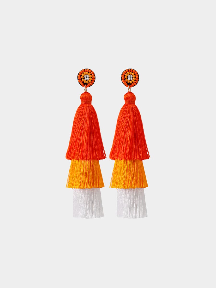  Halloween Boho Tassel Earrings MSE00169 - Earrings - DYAVOR® 