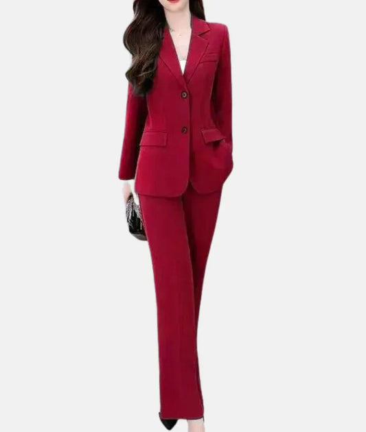  Elegant trouser suit with fitted blazer - 06/112024 3 - DYAVOR® 