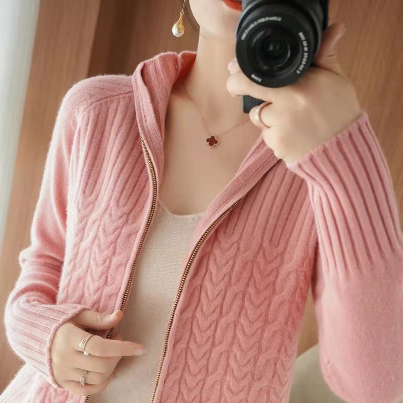 Leslie - Cashmere pullover cardigan