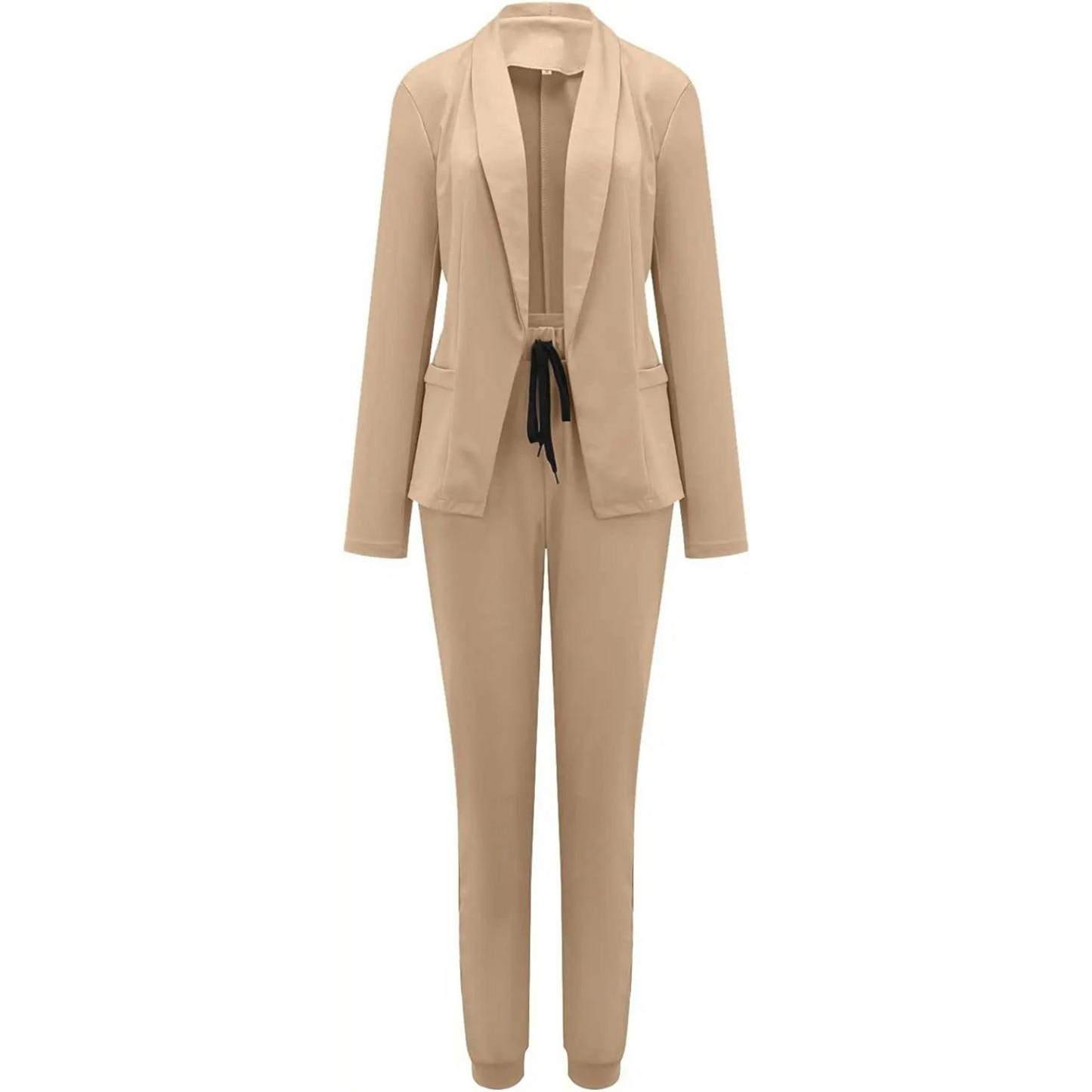 Lena | Slim-fit blazer and pants set in solid color