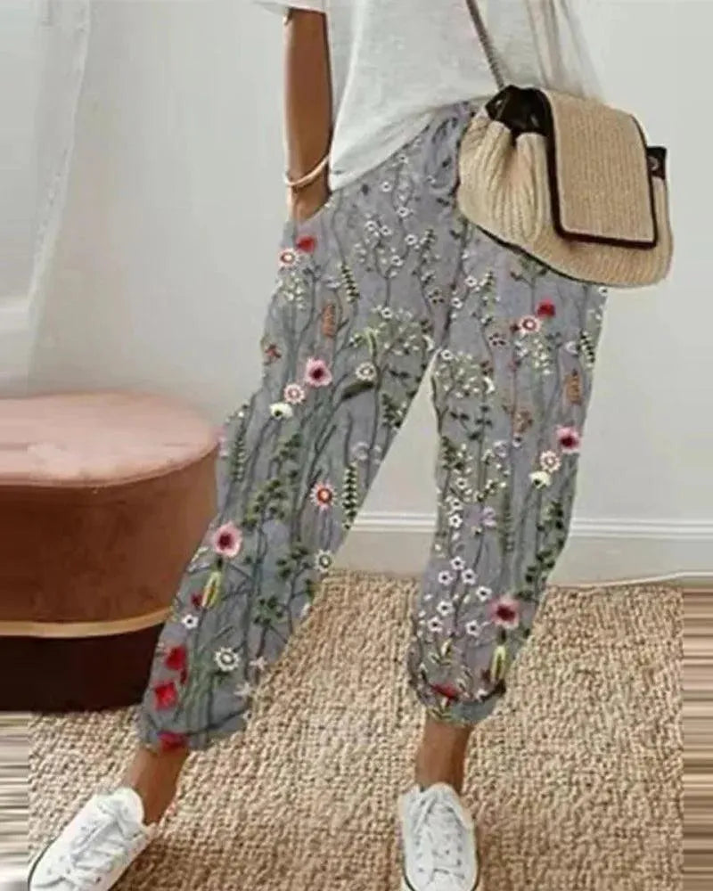  Cotton-Linen Pants Ladies - Casual - Breathable and Comfortable - Ideal for Hot Days - 05/112024 1 - DYAVOR® 