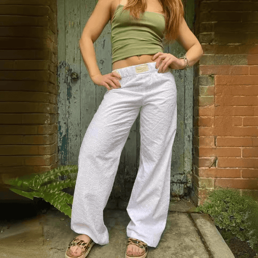  Wide-fitting Pants - Stripes - Comfortable Fit - Summer Occasion - 05/112024 1 - DYAVOR® 
