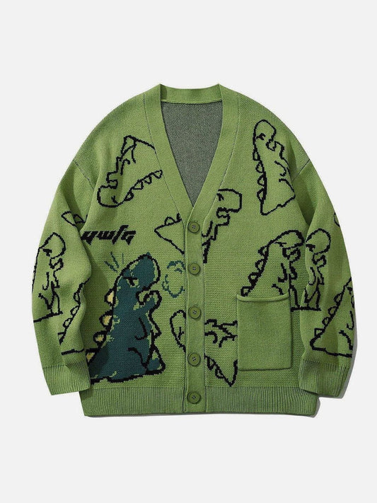  Yente - Cardigan with dino print - 07/112024 2 - DYAVOR® 