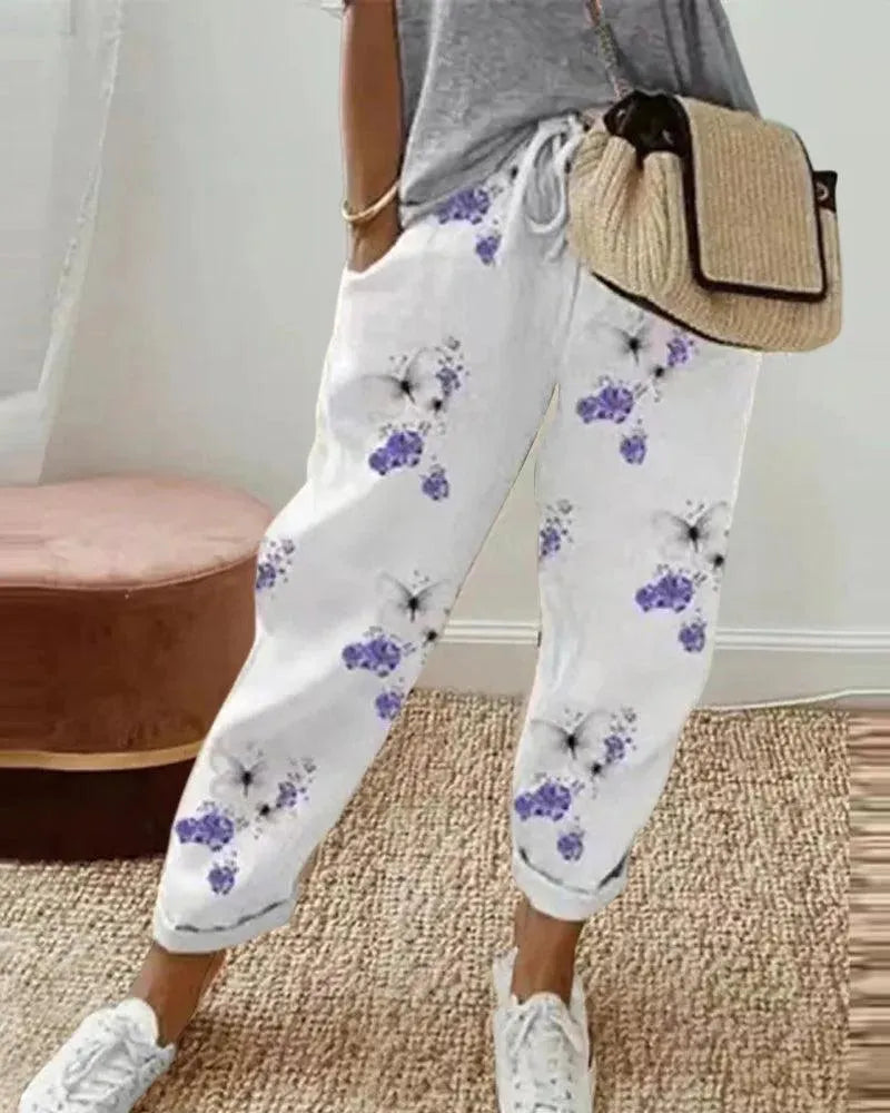  Cotton-Linen Pants Ladies - Casual - Breathable and Comfortable - Ideal for Hot Days - 05/112024 1 - DYAVOR® 