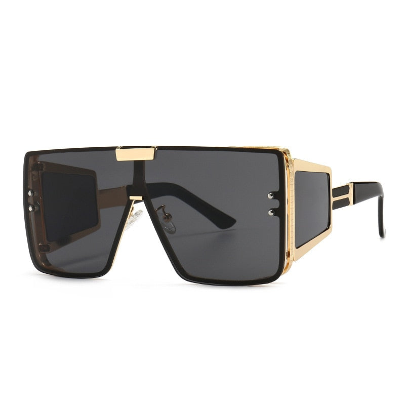  Vintage Retro Fashion Women's Alloy Frame UV400 Oversized Sunglasses - Women Sunglasses - DYAVOR® 