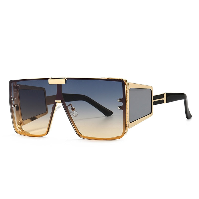 Vintage Retro Fashion Women's Alloy Frame UV400 Oversized Sunglasses - Women Sunglasses - DYAVOR® 