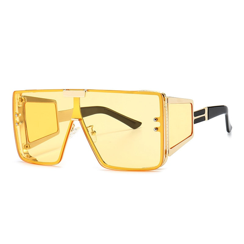  Vintage Retro Fashion Women's Alloy Frame UV400 Oversized Sunglasses - Women Sunglasses - DYAVOR® 