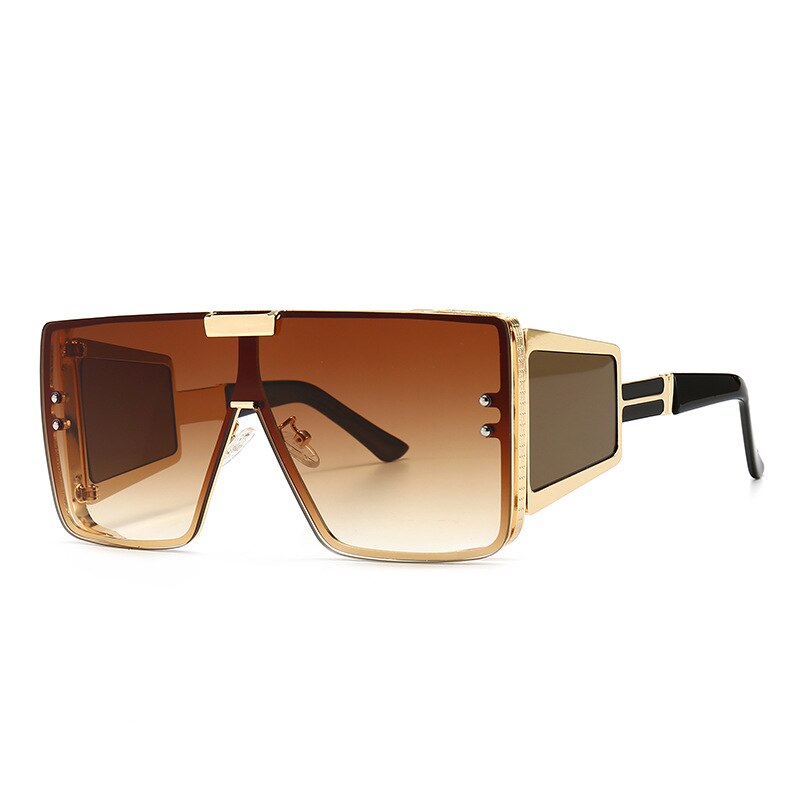  Vintage Retro Fashion Women's Alloy Frame UV400 Oversized Sunglasses - Women Sunglasses - DYAVOR® 