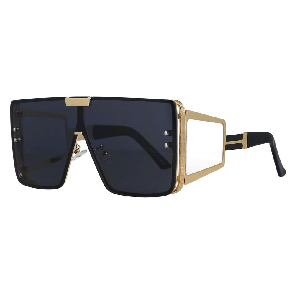  Vintage Retro Fashion Women's Alloy Frame UV400 Oversized Sunglasses - Women Sunglasses - DYAVOR® 