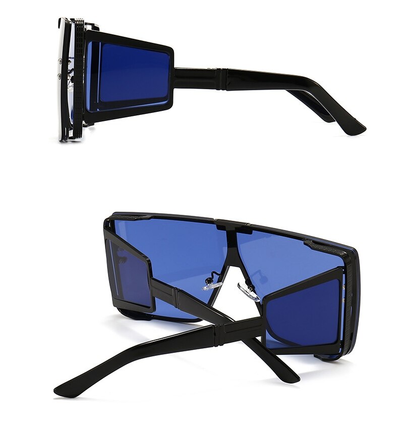  Vintage Retro Fashion Women's Alloy Frame UV400 Oversized Sunglasses - Women Sunglasses - DYAVOR® 