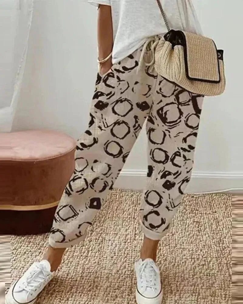  Cotton-Linen Pants Ladies - Casual - Breathable and Comfortable - Ideal for Hot Days - 05/112024 1 - DYAVOR® 