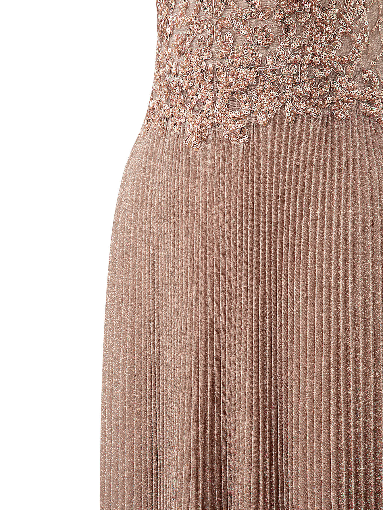  Elizabeth Rose Pink | A-line Floor Length Glitter Jersey Prom Dress with Appliques and Sequins - Prom Dresses - DYAVOR® 