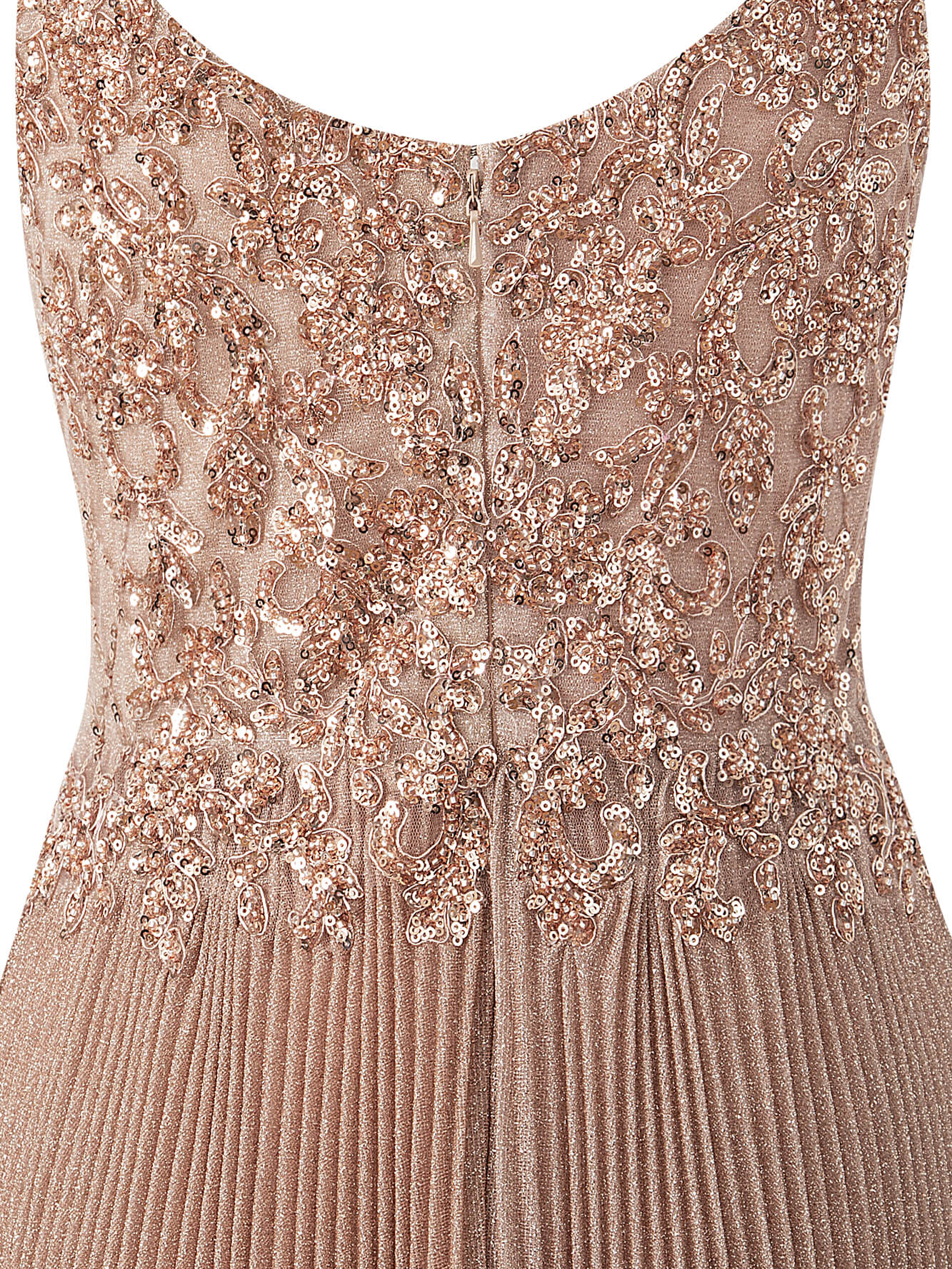  Elizabeth Rose Pink | A-line Floor Length Glitter Jersey Prom Dress with Appliques and Sequins - Prom Dresses - DYAVOR® 