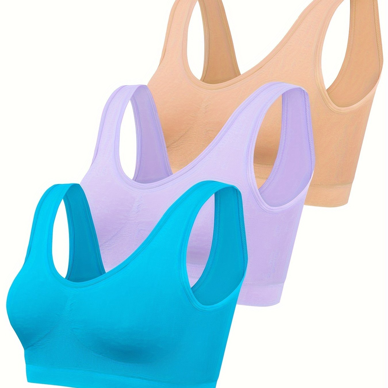  Eva | Set of 3 plain tank tops and seamless sports bra - 07/112024 1 - DYAVOR® 