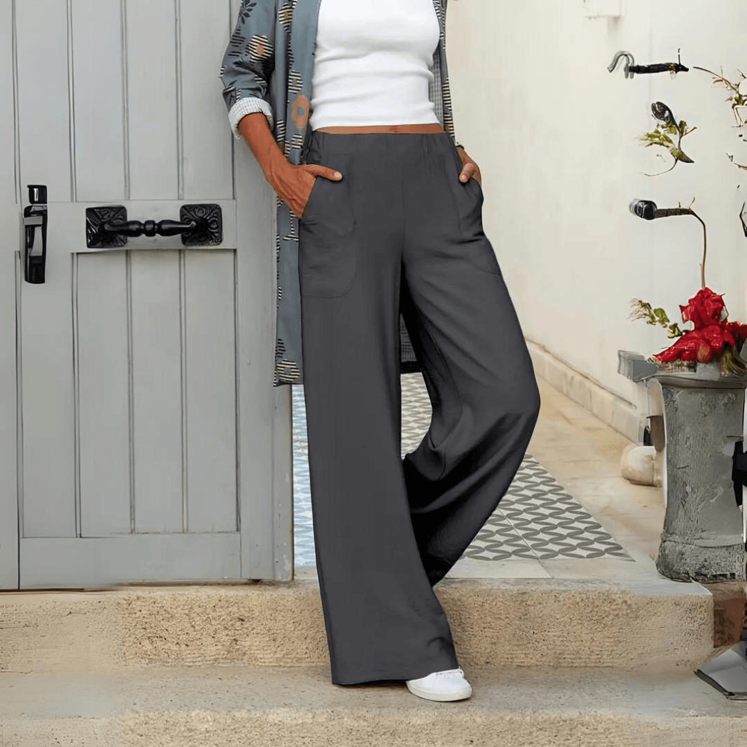  Wide Pants Ladies - Casual - Loose Fit - Perfect for Relaxed Days - 05/112024 1 - DYAVOR® 