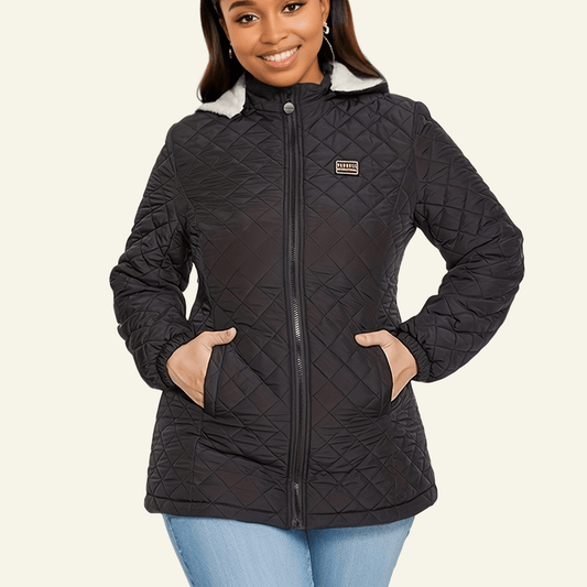  Sophie | Elegant quilted hood coat in plus size - 07/112024 1 - DYAVOR® 