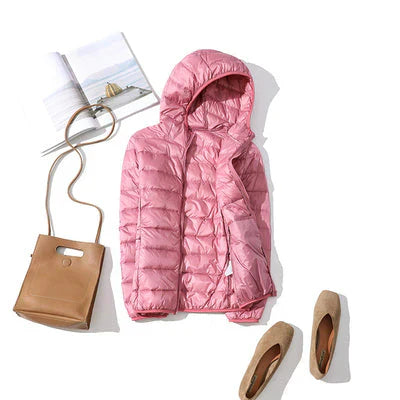  Aylin - warm fall jacket with hood -  - DYAVOR® 